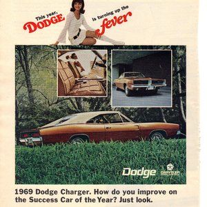 Vintage 1968 Dodge Charger Print Ad PA278